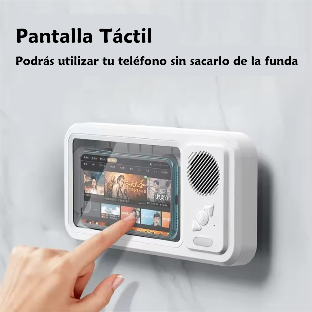 Funda para Móvil con Altavoz y Resistente al Agua