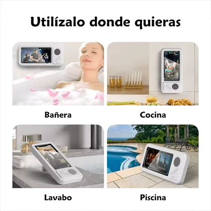 Funda para Móvil con Altavoz y Resistente al Agua